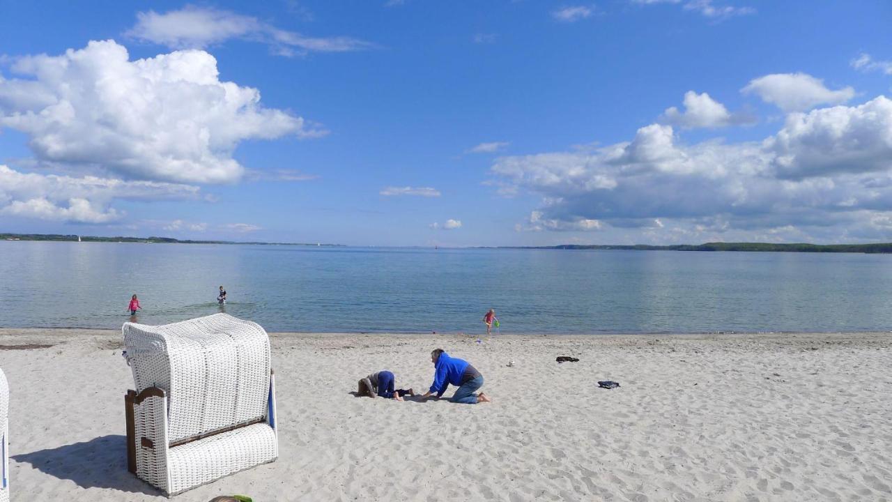 Seeblick I - Geraeumige 90Qm - Ganzes Haus - 50M Zum Naturstrand - Mit Terrasse Und Grossem Garten - Kueche Neu Glücksburg Kültér fotó