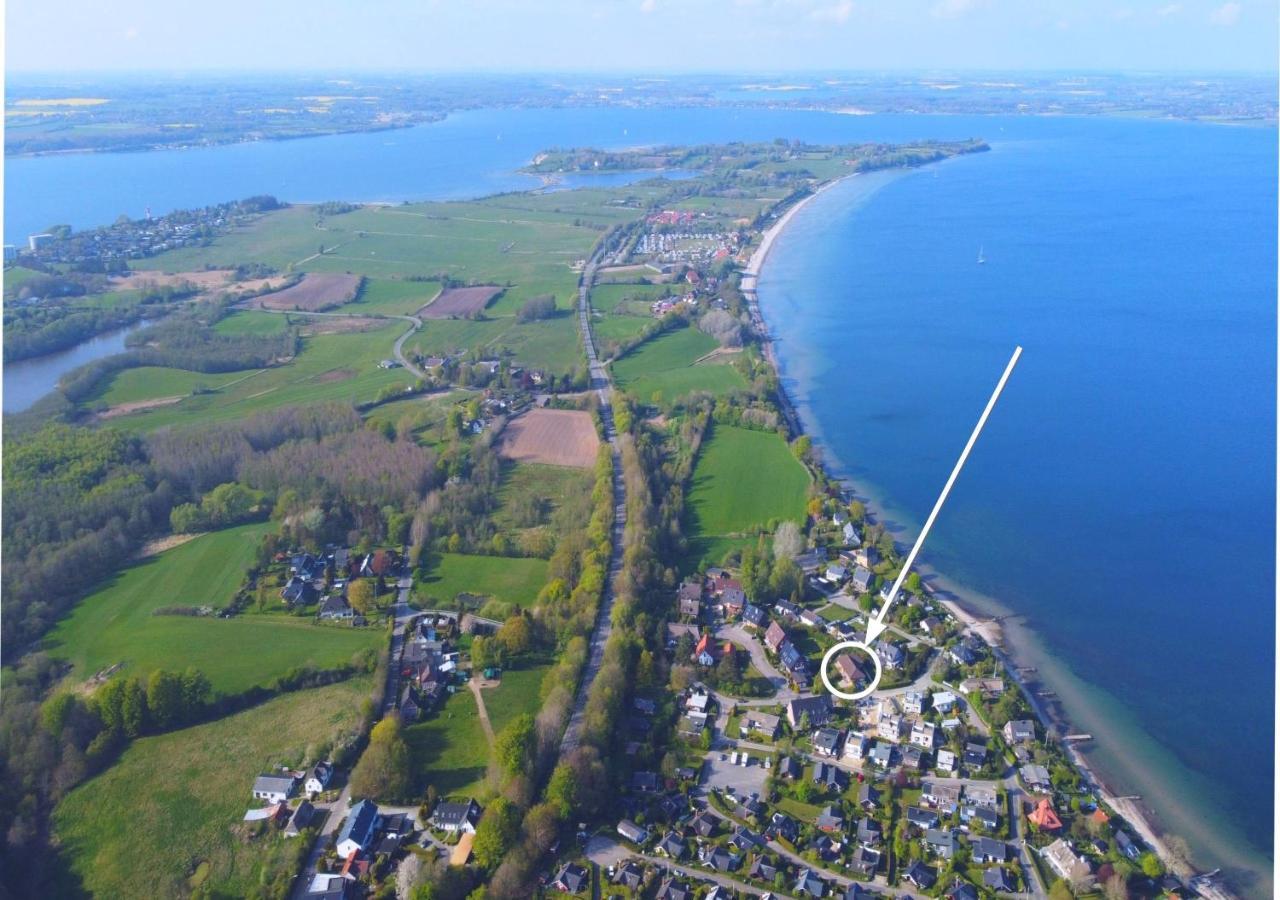 Seeblick I - Geraeumige 90Qm - Ganzes Haus - 50M Zum Naturstrand - Mit Terrasse Und Grossem Garten - Kueche Neu Glücksburg Kültér fotó